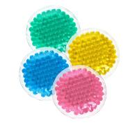 VICASKY 4pièces Gel Ice Packs Réutilisables Rondes Pour Yeux Et Visage Quatre Soulagement Pour Blessures Et Utilisation Et Portables