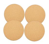 VICASKY 4pièces Liège Rond Lot pour Pots de Fleurs Antidérapant Protège Meubles et Sols des Taches Eau et Rayures