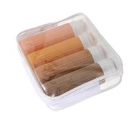 VICASKY 4pièces Lot De Tubes Souples De Voyage Pour Shampoing Et Lotions Format Voyage Et Rechargeable Avec Ouverture Large