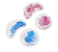 VICASKY 4pièces Packs De Gel Refroidissant Pour Yeux Soin Contour Des Yeux Réduit Les Gonflements Fatigue Gel Froid Et Chaud Après Exercice Et Pour Maux De Tête Couleurs