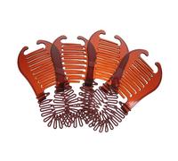VICASKY 4pièces Peignes à Banane Interlockables Pour Coiffures Outils De Peigne Double Face Accessoires De Cheveux Pour Femmes Et Filles