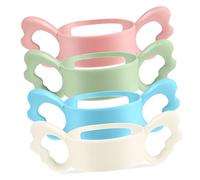 VICASKY 4pièces Poignées Pour Biberons Accessoires Pratiques Pour Allaitement Développement Des Compétences Indépendance
