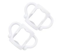 VICASKY 4pièces Poignées Silicone Universelles Pour Bouteille Lait Accessoires Non-glissants Pour Biberons à Large Ouverture
