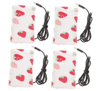 VICASKY 4pièces Réchauffeur De Bouteille Portable Usb Chauffant Pratique Pour Nourriture De Bébés Voyage Pour Allaitement Voiture