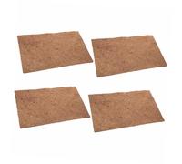 VICASKY 4pièces Tapis Fibre De pour Reptiles Revêtement Naturel pour Terrariums Agames Barbus Geckos Et Autres Reptiles