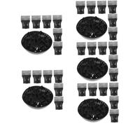 VICASKY 5 Ensembles accessoire de sèche-linge Buse brosse sèche-cheveux diffuseur de cheveux universel pièce sèche-cheveux accessoire de sèche-cheveux pa (nylon) Black