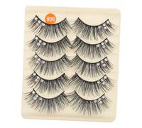 VICASKY 5 Paires faux cils vaporeux cils de couleur faux cils individuels faux cils naturels pour femme kit de faux cils faux cils pelucheux accessoires de maquillage fibre artificielle