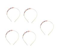 VICASKY 5 Pièces Bandeau Forme de Pentagramme Accessoire Délicat pour Fête Maintien Sûr pour Cheveux Décoration pour Célébrations Plein Air