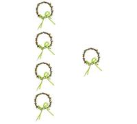 VICASKY 5 Pièces Bandeau Vertes Créatif Couronne Mariage avec Vigne Feuillage Accessoire et Élégant pour Cérémonie Diadème Floral pour Filles et Mariées