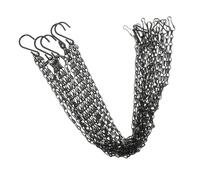 VICASKY 5 Pièces Chaîne Métal Robuste pour Suspension Pots Fleurs Mangeoires Oiseaux et Lanternes Réglable pour Paniers Suspendus et Décorations Jardin