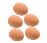 VICASKY 5 Pièces Chien Œuf Caoutchouc Rebondissant Lot de Interactif pour Chiots Petits et Grands Chiens Stimulation et Exercice