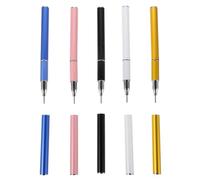 VICASKY 5 Pièces Double Ended Nail Art Pens With Wax Tips Professional Nail Polish Tools For Rhinestone Setting Dotting And Sculpting Compact DIY Decorating Kit