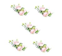 VICASKY 5 Pièces Peigne à Cheveux Mariage Fleur Artificielle Élégant Accessoire Coiffure et Filles Cérémonie Fête