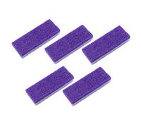 VICASKY 5 pièces Pierre Double Face Lot de Abrasifs Exfoliants Ergonomiques en Verre Mousse Violet pour Enlever Callosités et Peau Morte Soin Doux pour Talons Fissurés et Fatigués