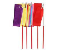 VICASKY 5 Pièces Ruban Rythmique pour Garçon et Filles, 2m | Bandes de Danse, Usage Dance et Marching Band, Fibre de Verre, Nylon, Fer