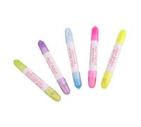 VICASKY 5 pièces Stylo Correcteur Vernis Ongles Compact Couleurs Mixte Sans Liquide Outil Manucure Professionnel et Domestique