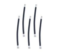 VICASKY 5 Pièces Tuyau Extension pour Pompe à Air Portable Flexible et Lot de Noir Rallonge Pratique pour Gonfleur et Prolongateur Valve Pneus