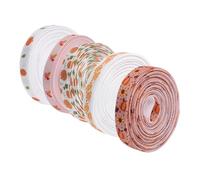 VICASKY 5 Rouleaux Rubans Gros-grain Automne pour Motifs Citrouille et Érable Décoration DIY de Thanksgiving