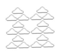 VICASKY 50 Pièces Accessoires Trampoline Boucles Triangulaires Résistantes à Usure Anneaux de Trampoline Idéaux pour Rebond Sécurité