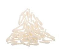 VICASKY 50 Pièces Brosse à Remplaçable Têtes de Brosse Coton pour Maquillage Applicateurs de Gloss à et Sourcils Accessoires de Maquillage