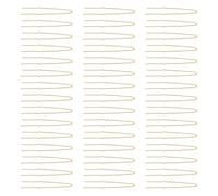 VICASKY 50 Pièces Épingles à Cheveux Forme de U Métal Ondulées pour Chignon Accessoires de Mariage pour Femmes Pins de Coiffure Léger et Confortable Doré