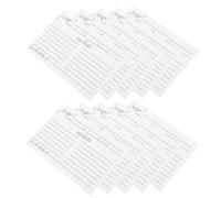 VICASKY 50 Pièces Fiches Recette Cuisine Vierges Recto Verso, Papier | Format Portable, Surface Lisse pour Écrire, Usage Menus et Recettes, Style Simple et Créatif