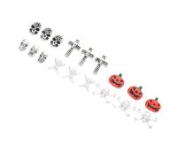 VICASKY 54pièces Décoration De Manucure Halloween Accessoires Avec Squelettes Citrouilles Et Croix Pour Et Art Des