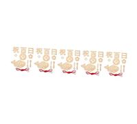 VICASKY 5ensembles Panneau Bois Pour Célébrer Le De Votre Accessoire Photo Mémorable Pour Jours Décoration Pour Shower Et Cartes De Jalons Nés