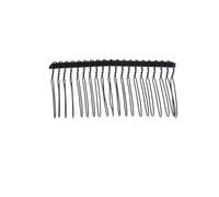 VICASKY 5pcs Peignes Insérés en Métal Noir pour Femmes Élégantes, Faciles à Mettre et Solide, Accessoires de Coiffure pour Pique-niques D'été et Soirée
