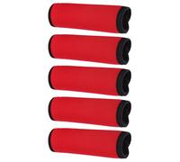 VICASKY 5pcs Poignées Épaisses Antidérapantes en Polyester pour Haltères et Barres, Légères et Confortables, Accessoires Indispensables pour Salle de Sport à Domicile