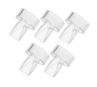 VICASKY 5Pcs valve à bec de canard Valve de remplacement Valve de rechange bride soupape accessoires Buse vannes les pièces valves de tire-lait pièces de femmes Gel de silice Transparent