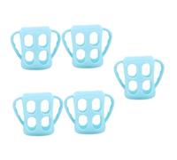 VICASKY 5pièces Bouchon De Bouteille Avec Poignées Silicone Support De Biberon Pratique Pour Nourrissons Aide Au Développement De Indépendance Alimentation