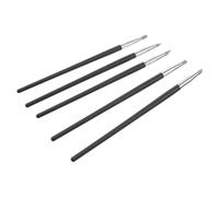 VICASKY 5pièces Lot de Pinceaux de Modelage pour Nail Art Stylos Silicone pour Pâte à Modeler et Argile