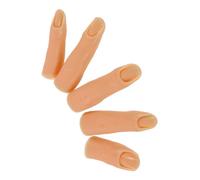VICASKY 5pièces Mains Entraînement Silicone Pour Pose Ongles Doigts Flexibles Pour Pratique Du Nail Art Modèle De Main Pour Entraînement