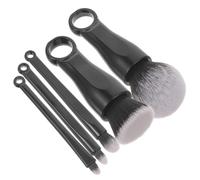 VICASKY 5pièces Pinceaux De Maquillage Estompeurs Visage Pinceaux Fond Teint Blush Poudre Cosmétiques Voyage Poils Denses Application Précise Uniforme