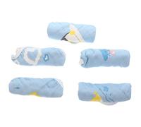 VICASKY 5pièces Serviettes Muslin Pour Lingettes Lavables Et Réutilisables Nés Coton Doux Et Absorbant Pour Bain Change