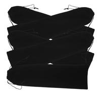 VICASKY 5pièces Support Mural pour Fer à Friser Et Étui pour Fer à Lisser avec Pochette pour Outils De Coiffure Sac De Voyage Portable