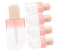 VICASKY 5pièces Tubes De Gloss à Forme De Contenants Recharges Plastique Pour Huile à Vials Pour Cosmétiques