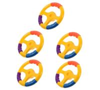 VICASKY 5pièces Volant Jouet pour Accessoire De Voiture à Jouet De Simulation De Conduite pour Activités Récréatives Et Apprentissage