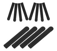 VICASKY 6 Paires Embouts de Branches de Lunettes Antidérapants en Silicone | Manchons Souples Noirs, Confort Accru, Compatibilité, pour Lunettes et Solaires au Quotidien