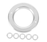 VICASKY 6 pièces Anneaux Protecteurs Aluminium pour Nichoirs de Perruches Accessoires Résistants pour Cage Oiseaux Protection des Ouvertures de Nichoirs