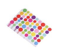 VICASKY 6 pièces Autocollants Ronds Colorés pour DIY Albums Photo Scrapbooking et Planificateur Stickers Adhésifs Réutilisables pour Garçon Fille et Loisirs Créatifs