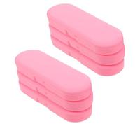 VICASKY 6 pièces Boîtes de Rangement Plastique avec Couvercles Boîte de Stockage Portable Légère pour Accessoires de Nettoyage et Grattoir Coffret Compact pour Maison et Voyage Résistante