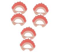 VICASKY 6 Pièces Bonnet De Fournitures De Bain Pour Bonnets De Bain En Silicone Chapeaux De Protection Des Oreilles Chapeaux Imperméables Chapeaux De Shampooing De Protection Bonnets
