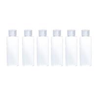 VICASKY 6 Pièces Bouteilles de Voyage Flacons Transparent Distributeur de Lotion Étanche et pour Maquillage et Cosmétiques