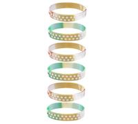 VICASKY 6 Pièces Bracelet Drapeau Américain pour Homme et Femme Accessoire de Costume pour Élection Présidentielle et Fête de Lindépendance Couleurs Kaki et Vert Unisexe Adulte et Garçon