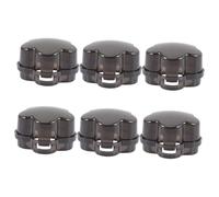 VICASKY 6 pièces Cache Protections de Boutons de Cuisinière Gaz Sécurité Garçon Fille Protection Manette de Four par Garçon Fille Gris Foncé