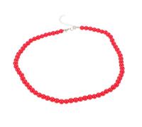 VICASKY 6 Pièces Collier Ras du Cou en Pierre Rouge Style Vintage | Bijoux Rétro Bohème, Éclat Visible, Tenue Confortable, Fêtes D’tenues Féminines