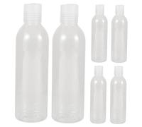 VICASKY 6 Pièces contenants format voyage pour crèmes presse bouchon bouteilles bouteille d'eau réutilisable vide simple shampooings flacon de voyage se maquiller flacon hydroélectrique