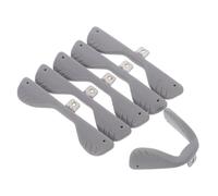 VICASKY 6 Pièces Coussinets de Nez Caoutchouc Souple Réglables pour Lunettes de Sport Confort Antidérapant pour Montures Divers Maintien Stable Pendant Activité Physique Gris